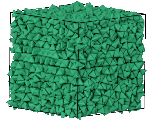 Self assembly of polyhedral particles with a wall. Self assembly of polyhedral particles with a wall.